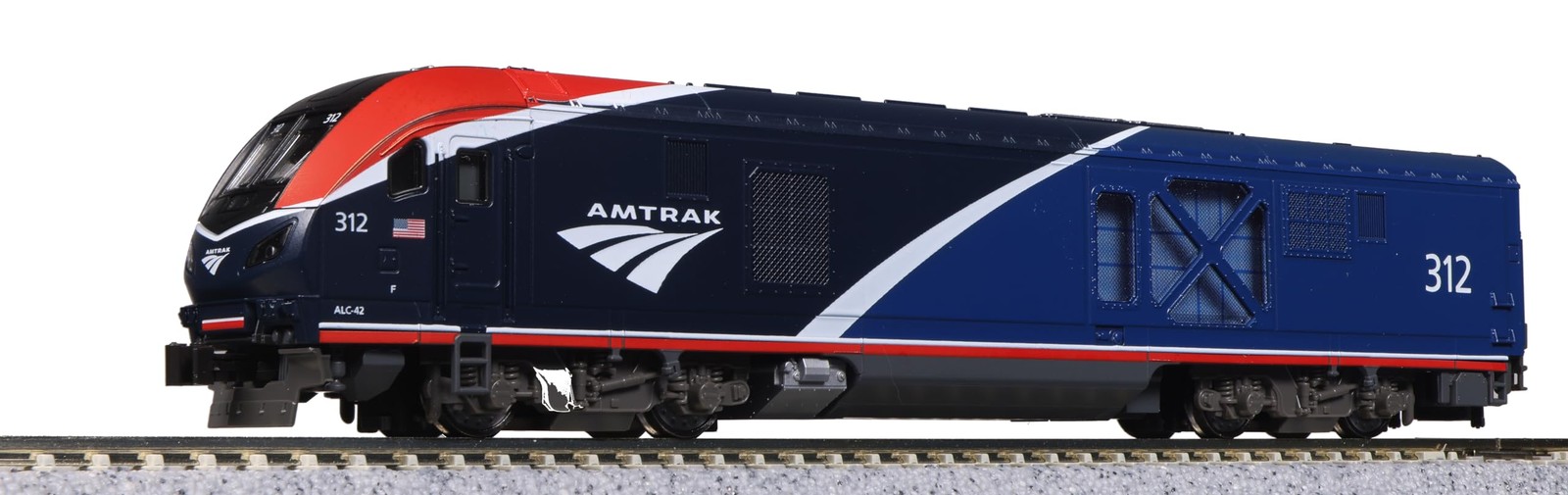 Kato 17736-L ALC-42 Charger Amtrack Phase VII #312