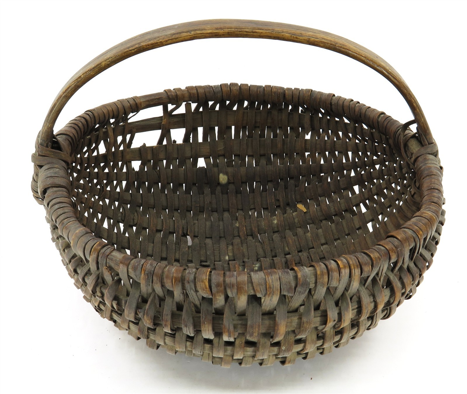 American Antique Splint Mellon or Egg Basket 9.25\