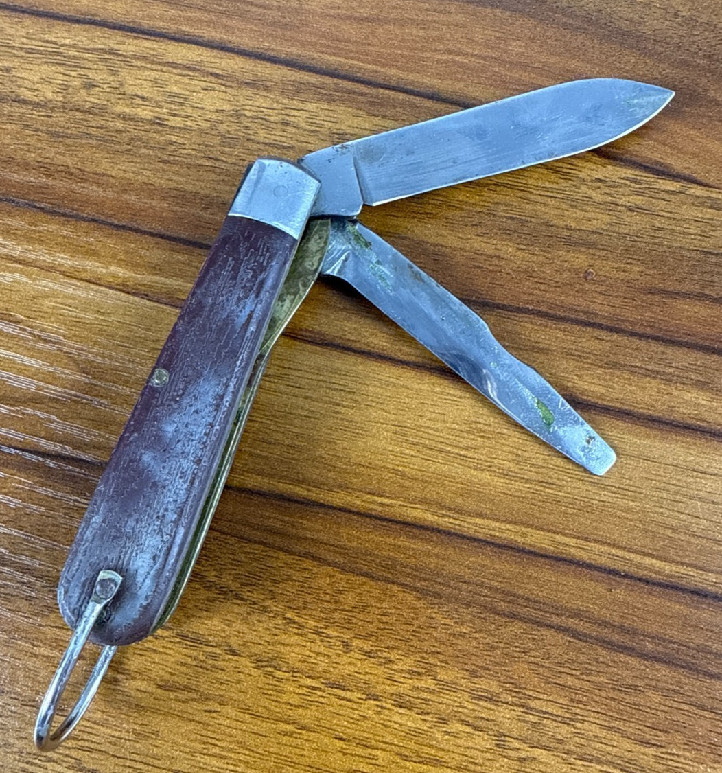 Rare Antique Custom Folding Knife, handcrafted in Chicago, USA Rare Antique Custom Folding Knife, handcrafted in Chicago, USA