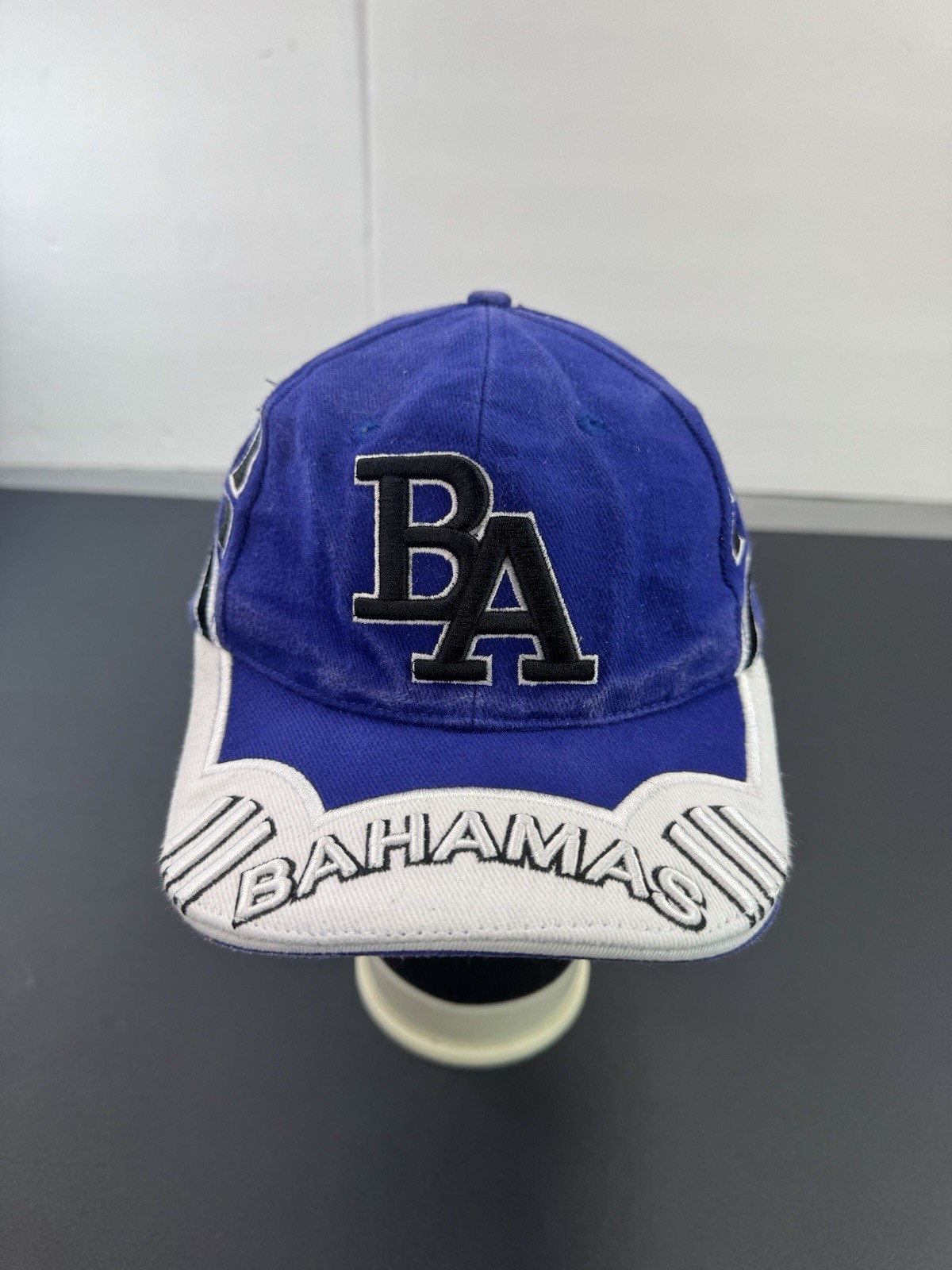 BA Bahamas Nassau Ball Cap Hat Blue Nicely Embroidered Caribbean One Size BA Bahamas Nassau Ball Cap Hat Blue Nicely Embroidered Caribbean One Size