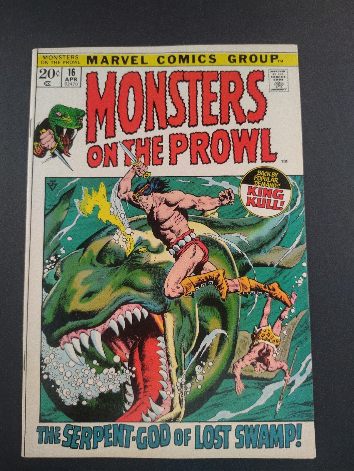 MONSTERS ON THE PROWL#16 🧟NM STUNNING COPY(B14) RARE 1972 MONSTERS ON THE PROWL#16 🧟NM STUNNING COPY(B14) RARE 1972