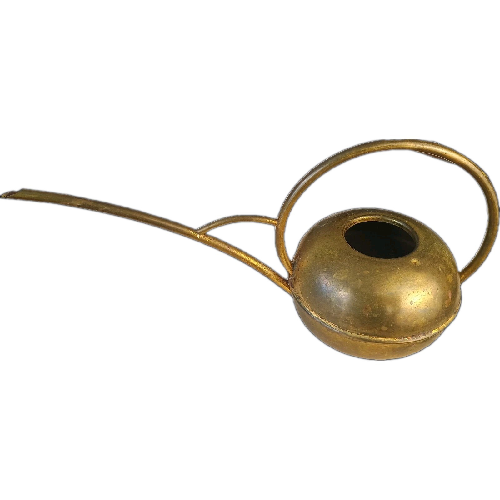 Vintage Mid-Century Modern Brass Bonsai Watering Can 11\