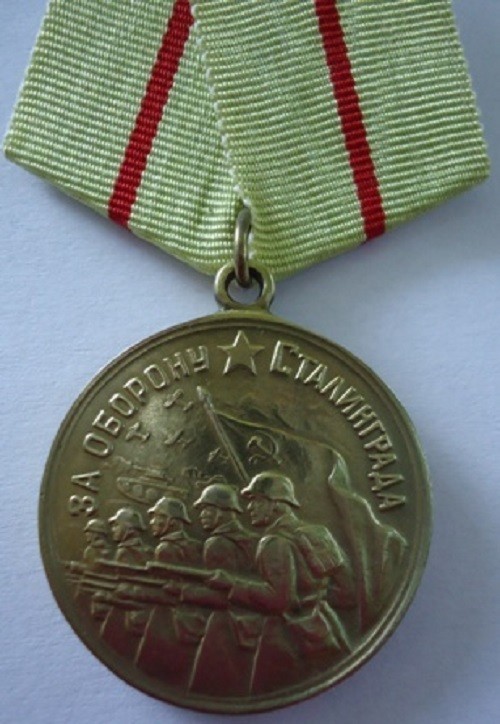 WW2 USSR Soviet Russian Military Medal for the Defense of Stalingrad