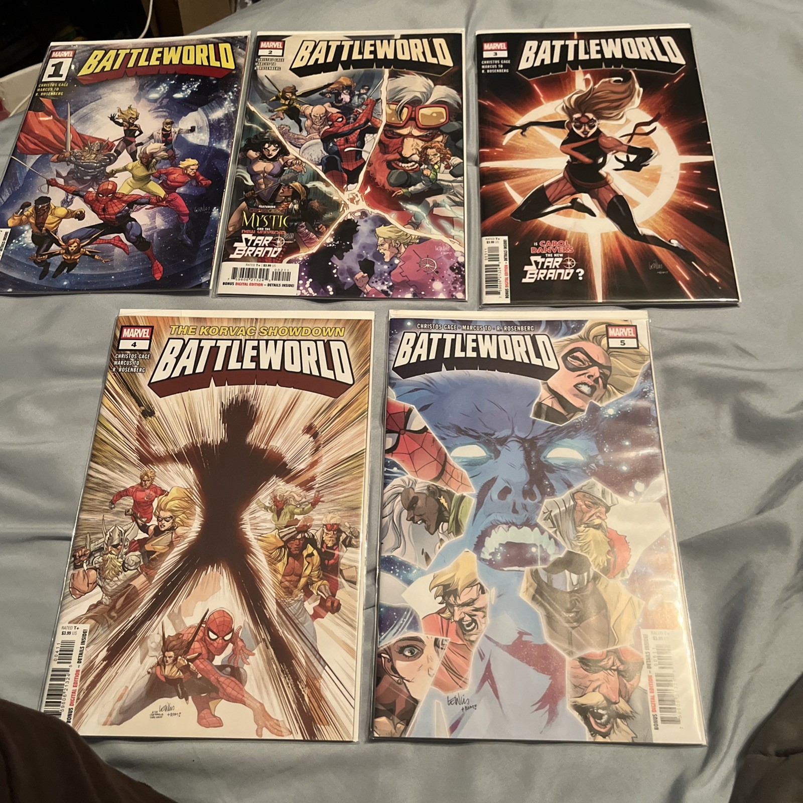 BATTLEWORLD (2025) 1-5 NM complete Series Marvel Comics