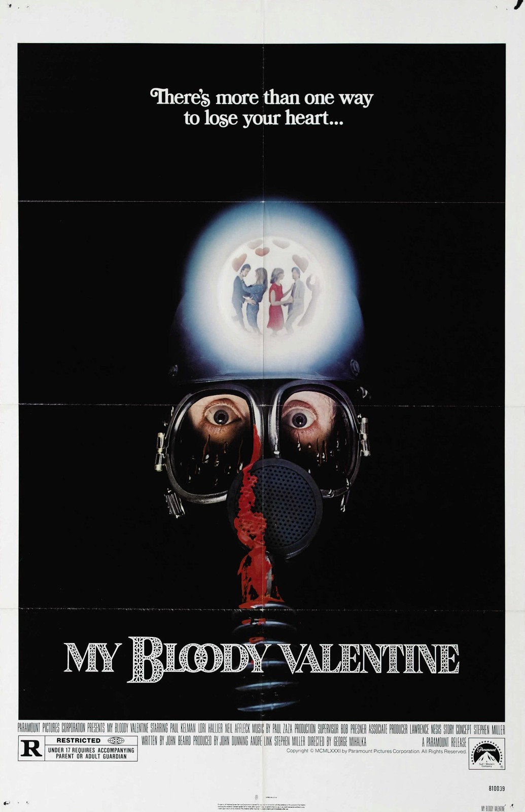 My Bloody Valentine Movie Poster Print Wall Art Home Decor Vintage Film