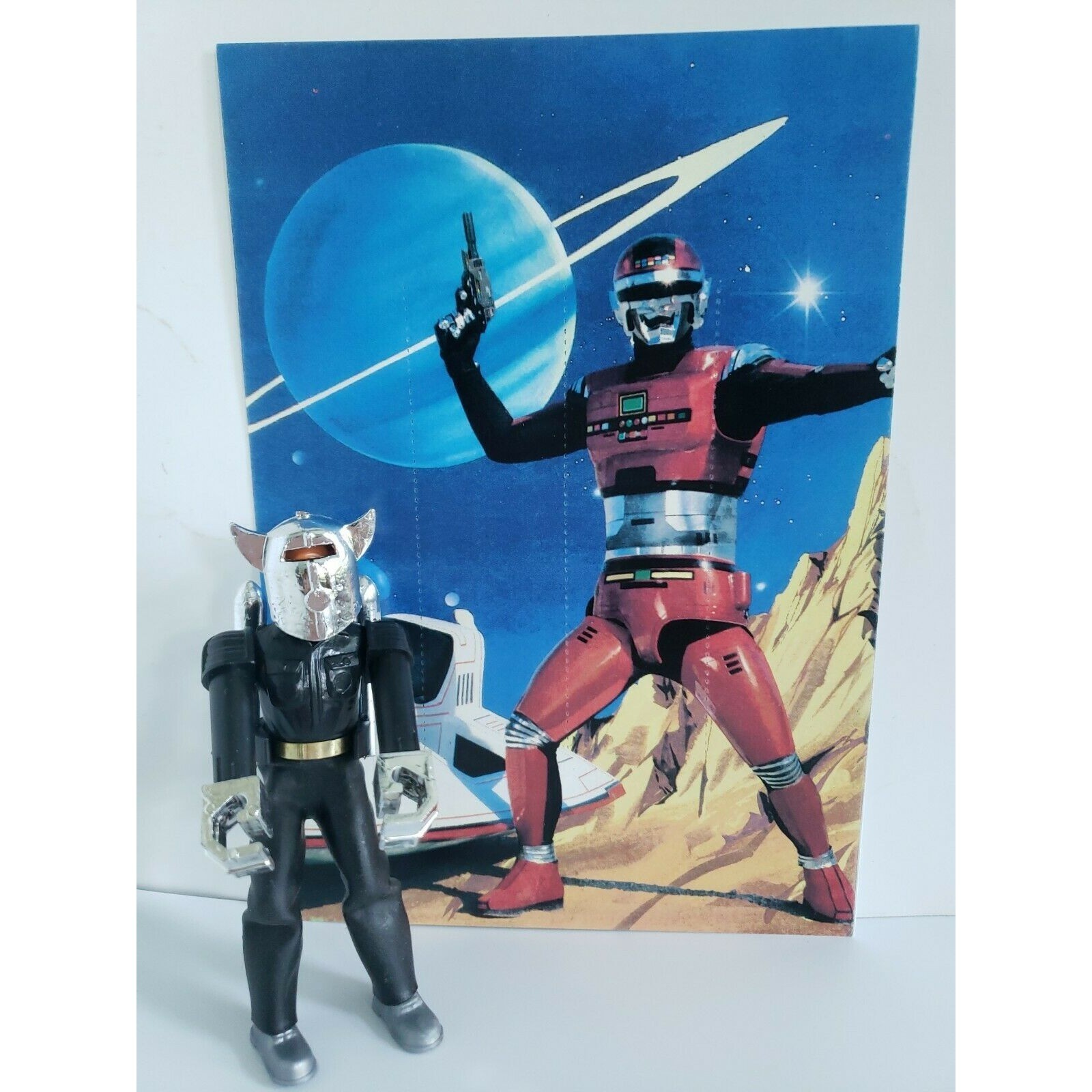 Vintage Rocket Man w Detachable Rocket Pack Moveable Limbs Action Figure  283