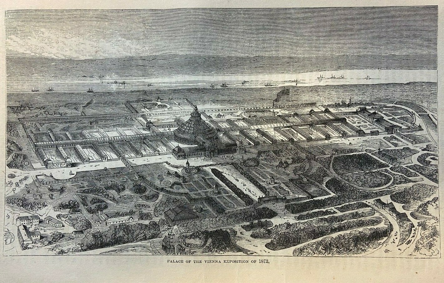 1873 Vienna Austria Vienna Exposition Schonbrunn Stadt Theater illustrated 1873 Vienna Austria Vienna Exposition Schonbrunn Stadt Theater illustrated