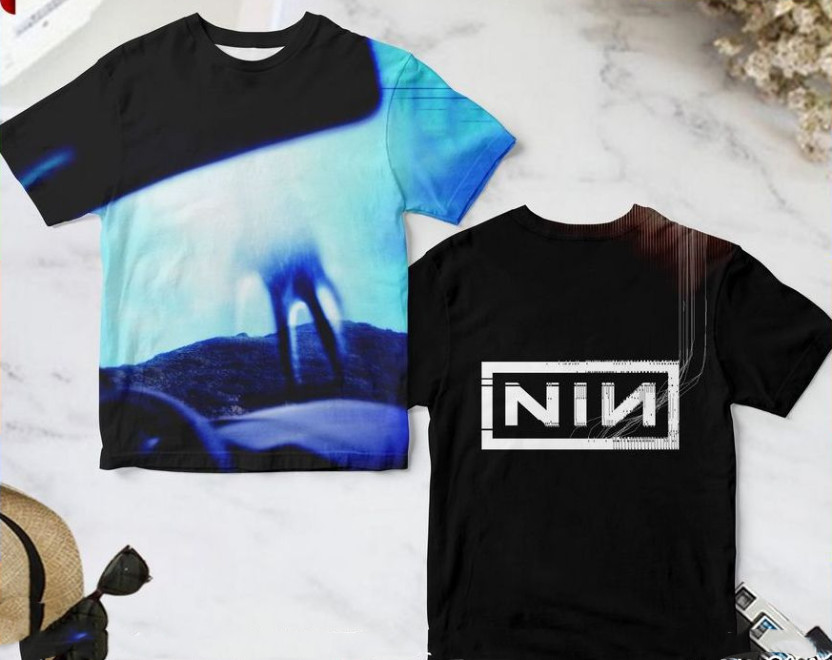 Nine Inch Nails Band Year Zero Album Cover AOP 3D T-shirt