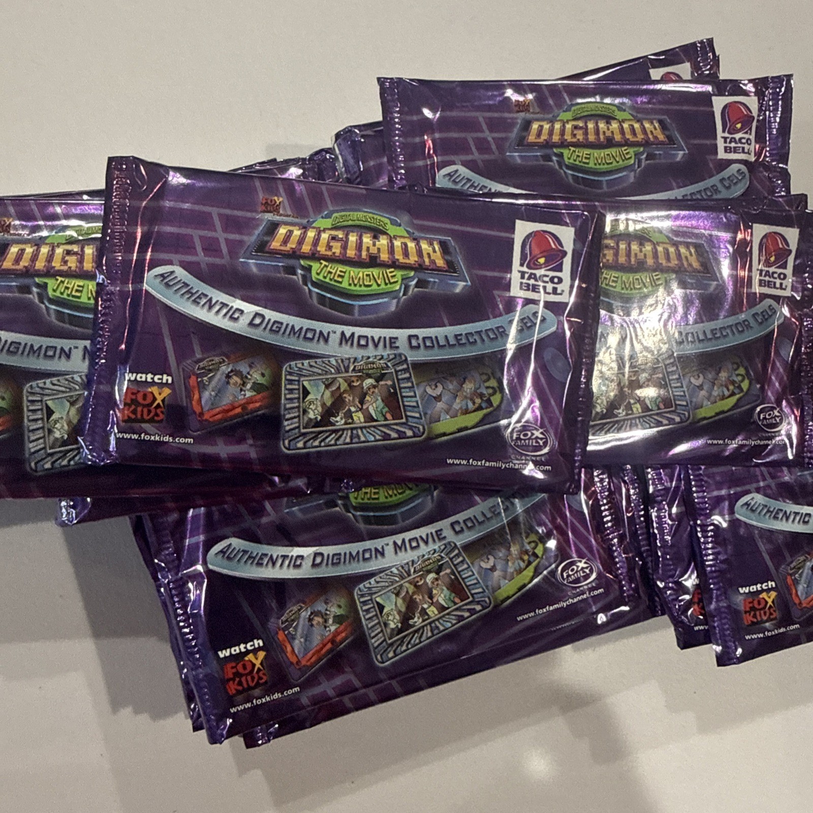 Digimon The Movie Taco Bell Cards 2000 Collector Cels Sealed Pack - 1 pack Digimon The Movie Taco Bell Cards 2000 Collector Cels Sealed Pack - 1 pack