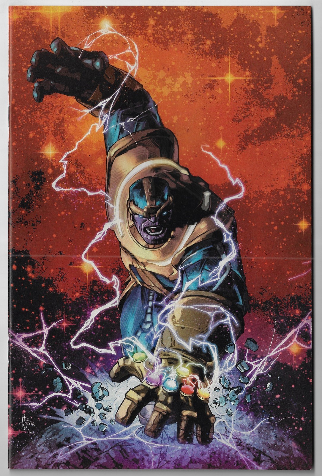 Thanos LEGACY 1 NM- nycc exclusive HTF DEODATO virgin variant cover 2018 MARVEL