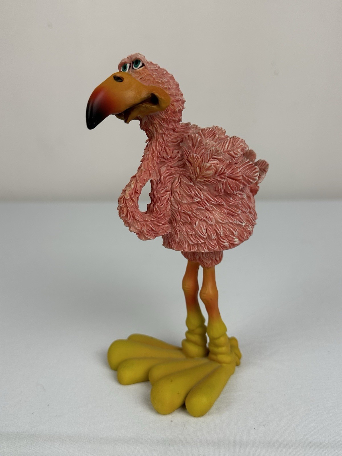 Vintage Douglas the Dodo Bird Figurine Whimsical Pink Textured Resin Bird Art... Vintage Douglas the Dodo Bird Figurine Whimsical Pink Textured Resin Bird Art...