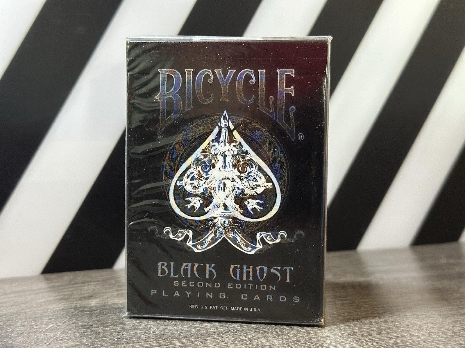 Bicycle Black Ghost – 2nd Edition – Sealed USPCC Deck – Rare Collector’s Item