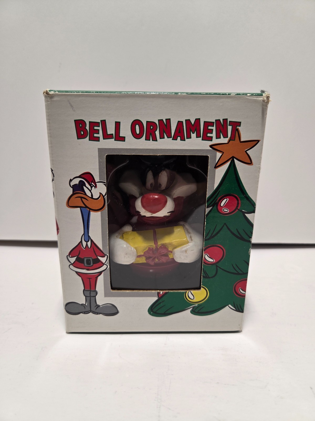 Vintage Warner Bros Looney Tunes Sylvester the Cat Jingle Bell Ornament 4