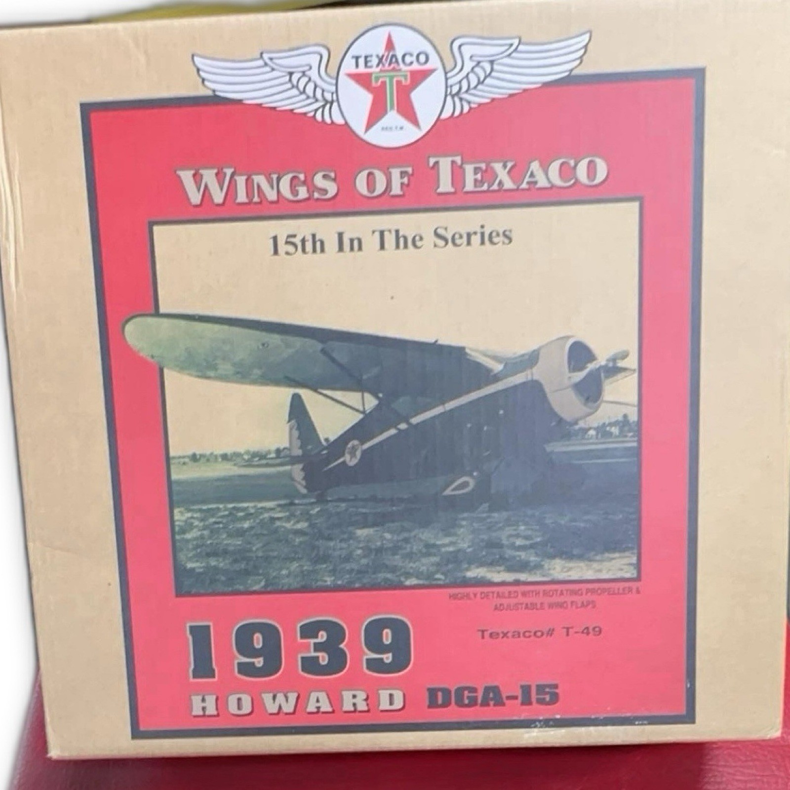 Ertl Wings of Texaco 1939 Howard DGA-15 diecast airplane NIB Ertl Wings of Texaco 1939 Howard DGA-15 diecast airplane NIB