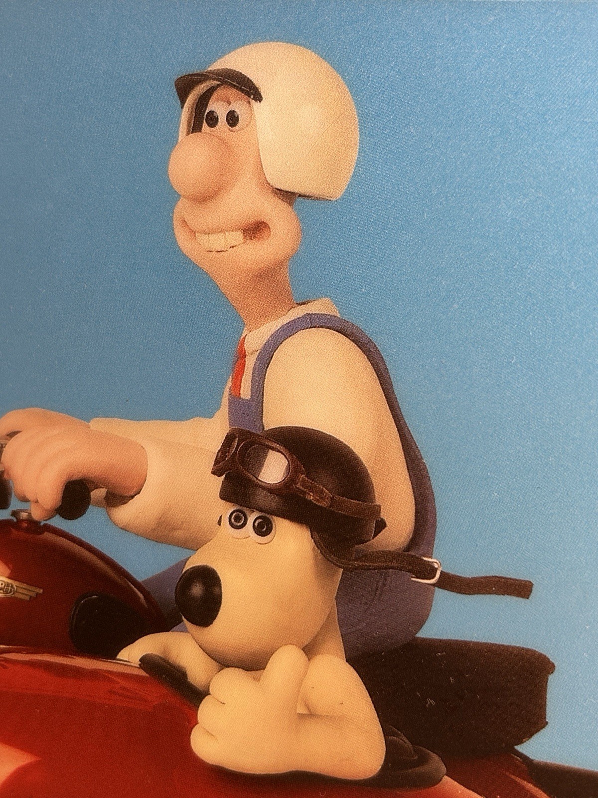 Vintage Wallace & Gromit theme Cushioned mouse Pad cushion 1989 80s