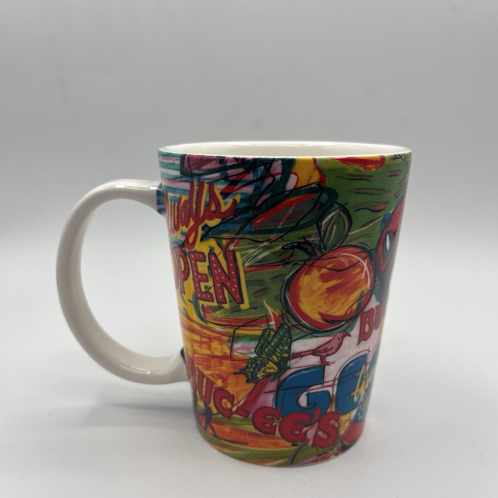 Buc-ee’s Kelly O’Neal Design 12 Oz Texas Coffee Mug Always Open BBQ Buc-ee’s Kelly O’Neal Design 12 Oz Texas Coffee Mug Always Open BBQ