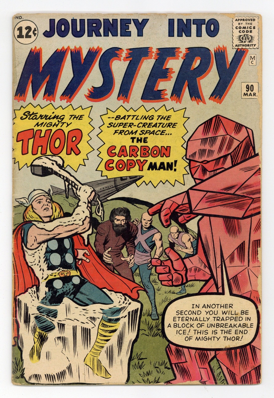 Thor Journey Into Mystery #90 GD 2.0 1963