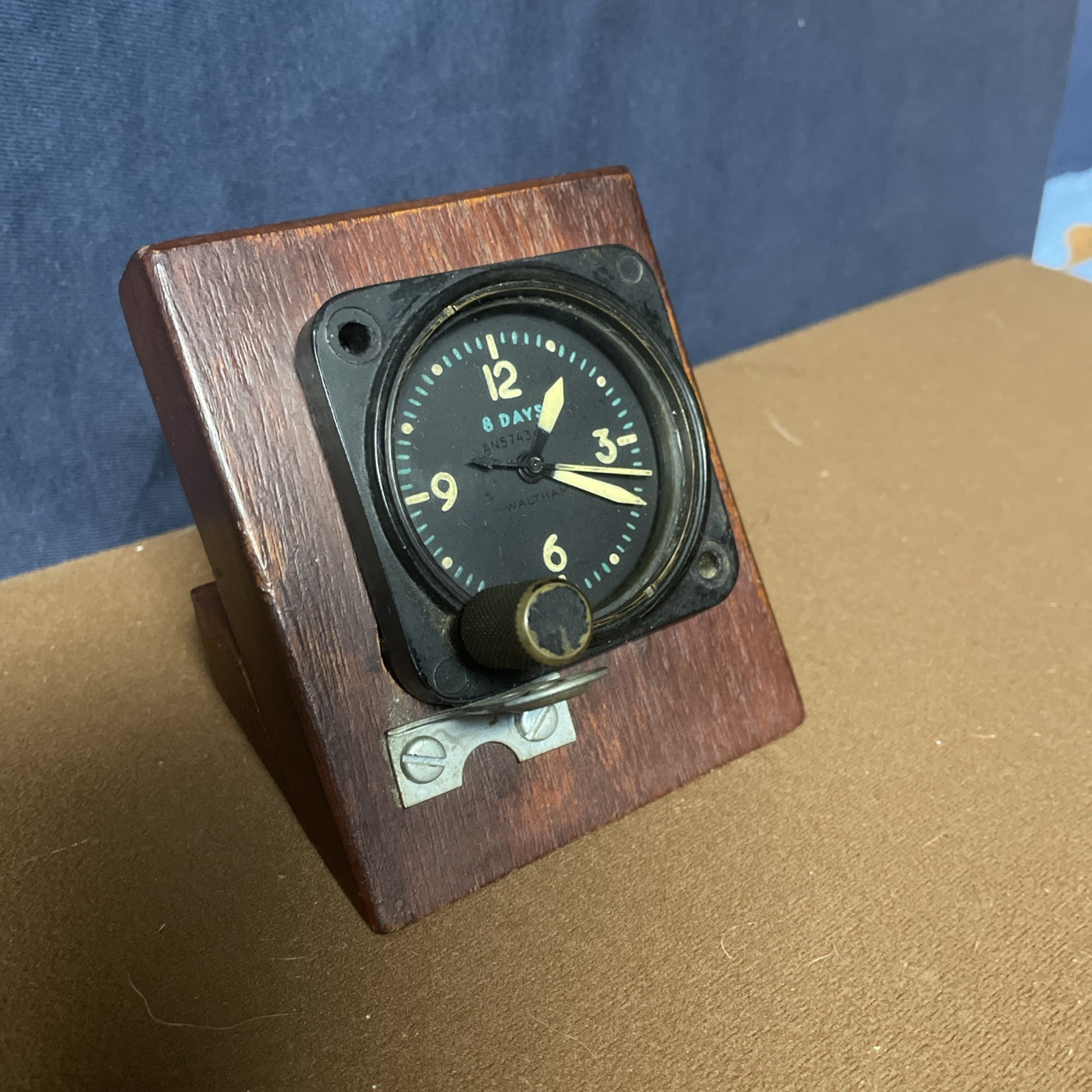 VTG. WWII Longines-Wittnauer US Navy Aircraft 8 Day Clock Swiss Elgin ? READ VTG. WWII Longines-Wittnauer US Navy Aircraft 8 Day Clock Swiss Elgin ? READ