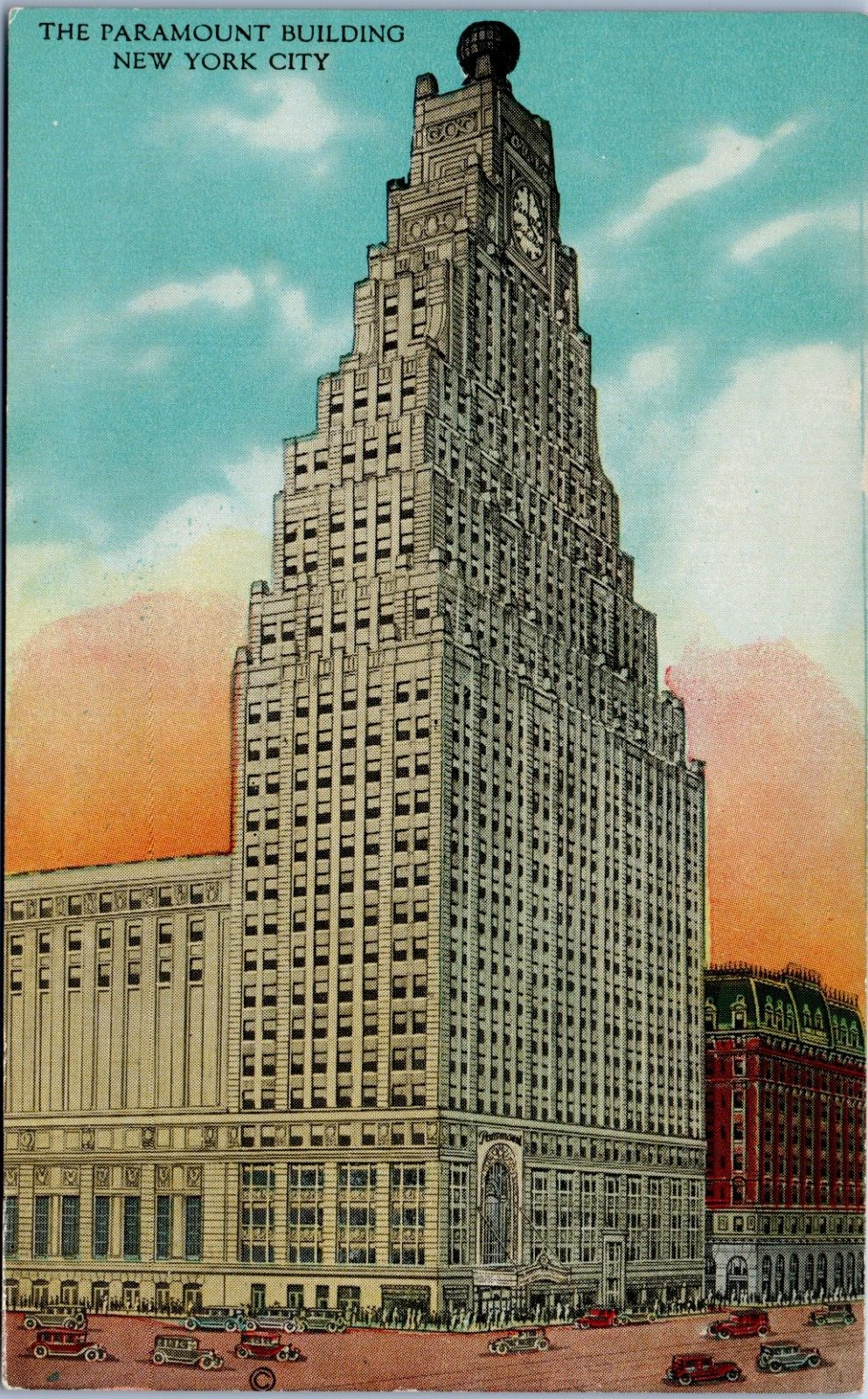 The Paramount Building New York City Postcard Manhattan Post Card Co 11