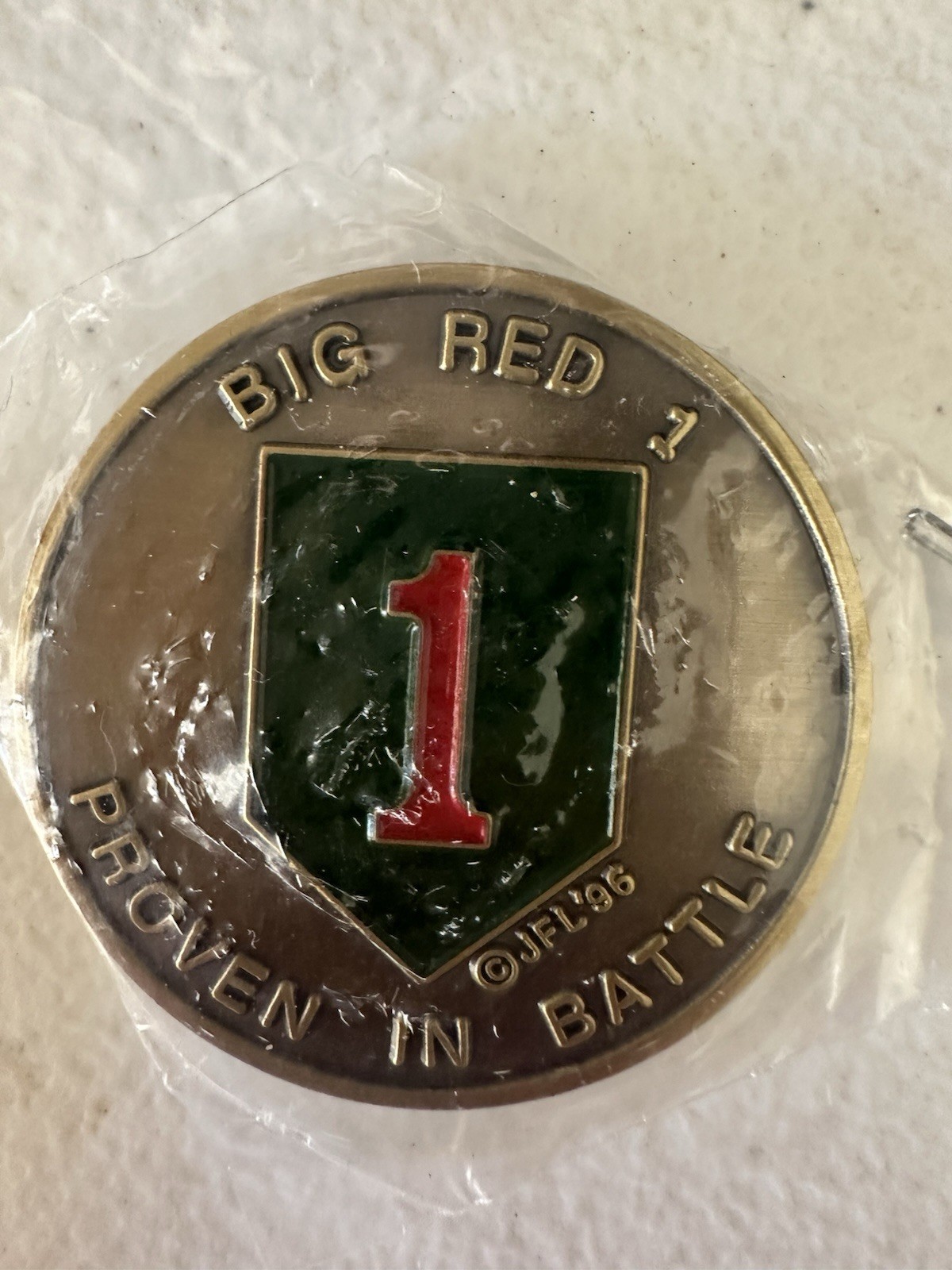 BIG RED ONE Army 1st Infantry Div Fort Riley Kansas BRAVE RESPONSIBLE ON POINT