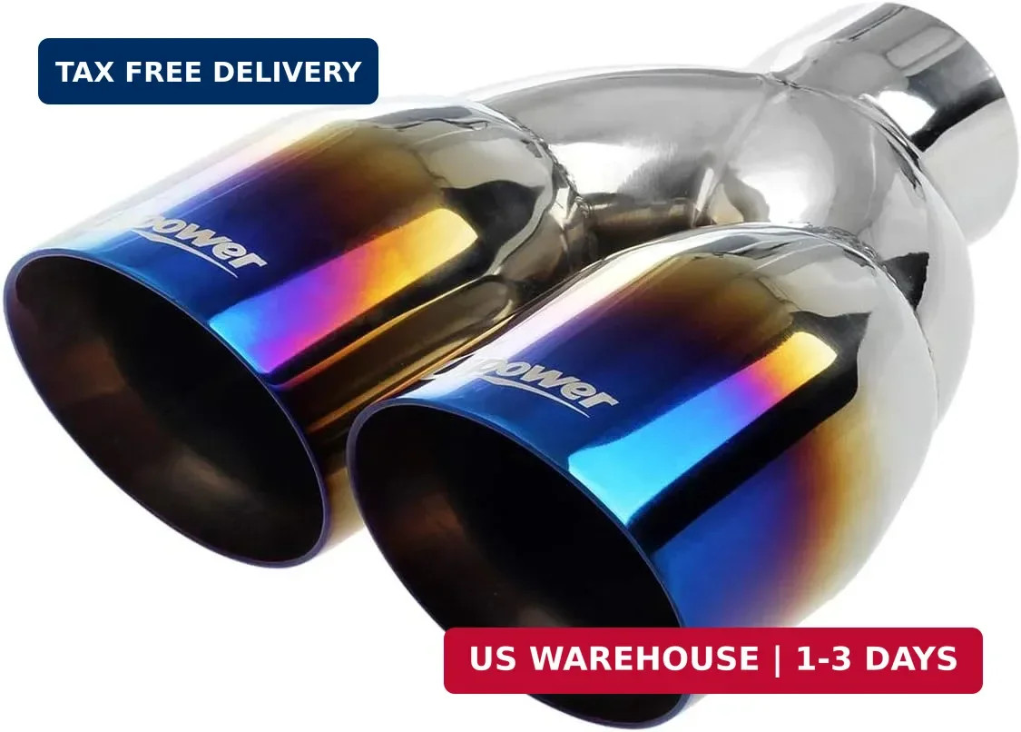 Upower Dual Exhaust Tips 2.5