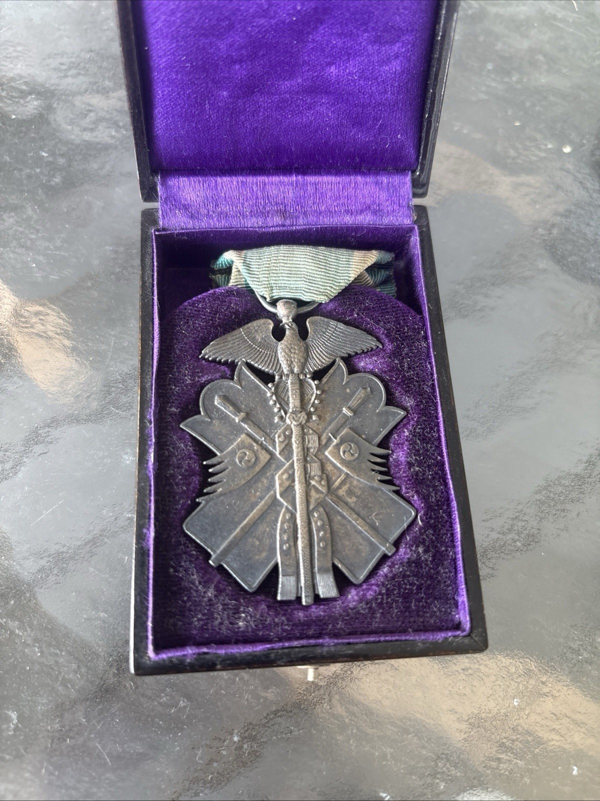 Original Late Meiji Era Japanese Order of the Golden Kite 7th Class Antique Original Late Meiji Era Japanese Order of the Golden Kite 7th Class Antique