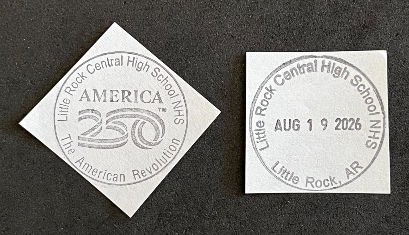 LITTLE ROCK HIGH SCHOOL NHS   America 250   NPS CANCELLATION/PASSPORT STAMP LOT