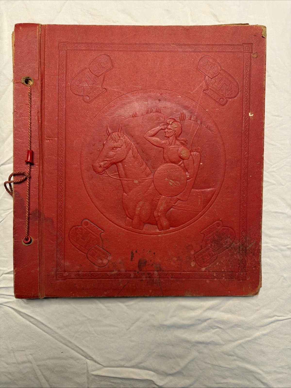 1950s Native American Scrap Book-antique-very Cool-Davy Crockett Clippings-#215