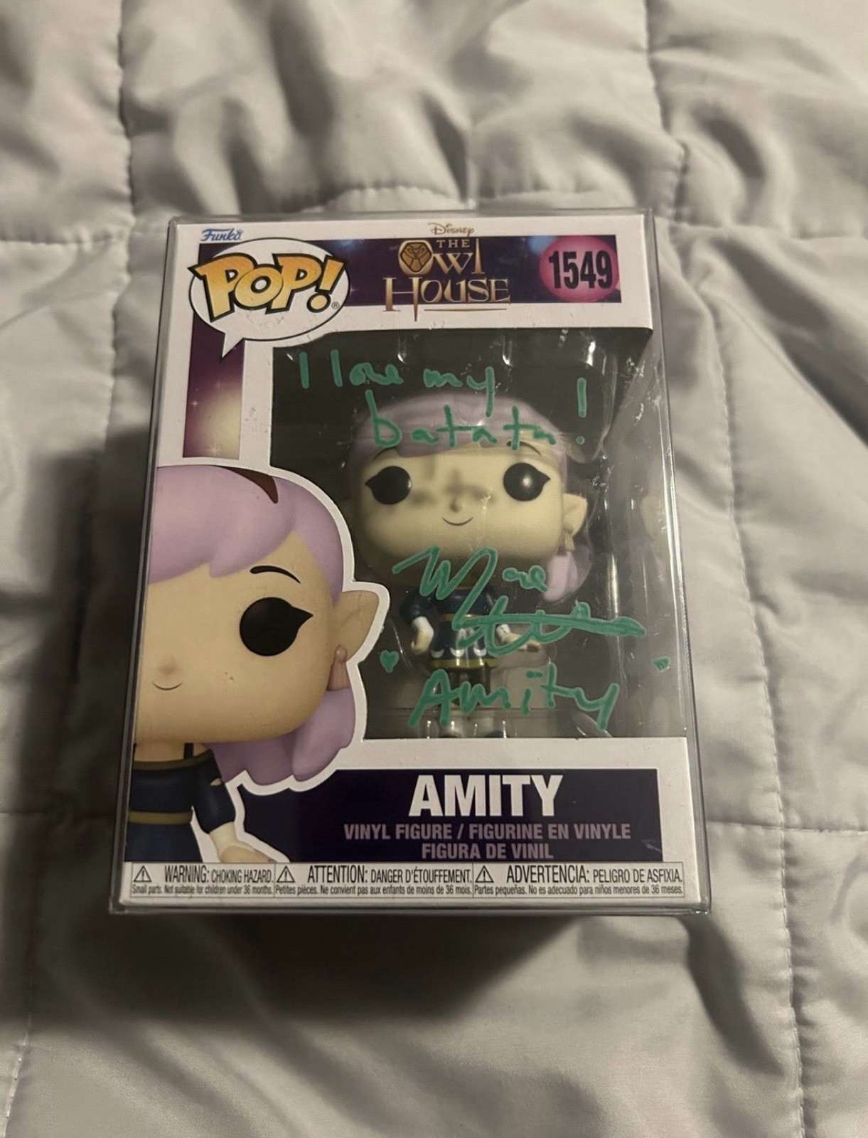 The Owl House Amity Funko Pop Signed