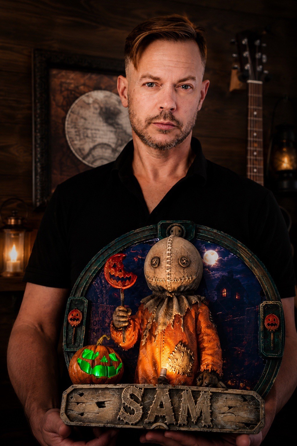 Nostalgia 3D Trick 'r Treat SAM Horror Display 3D Printed Hand Painted Nostalgia 3D Trick 'r Treat SAM Horror Display 3D Printed Hand Painted