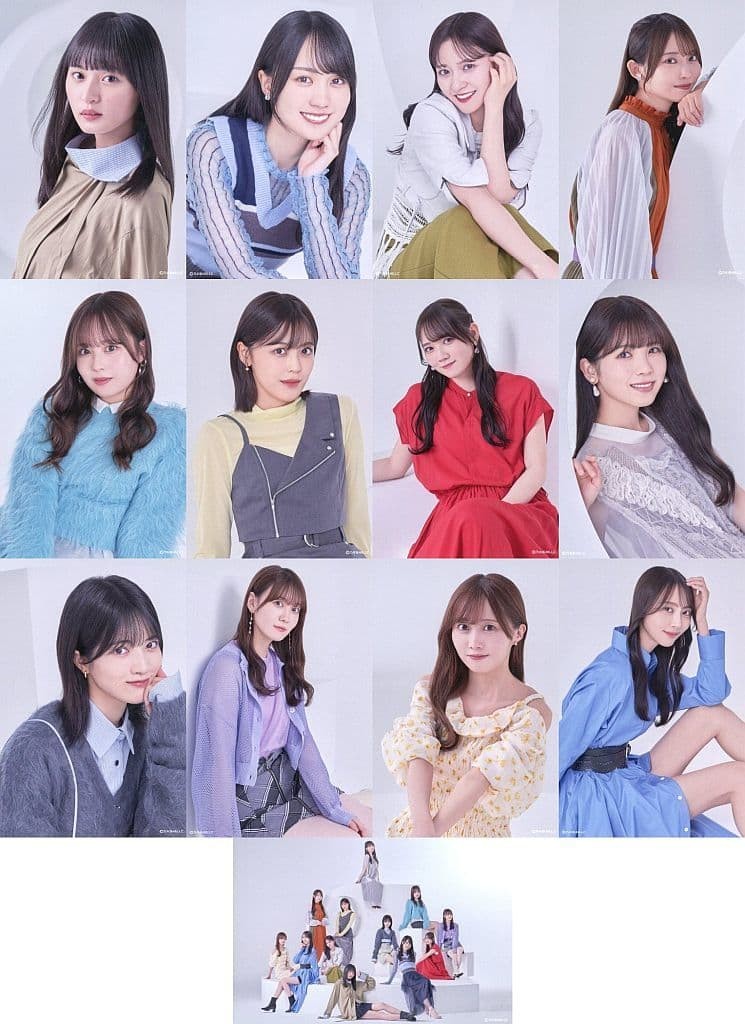 Nogizaka46 Postcard 13pc Set Nogizaka46 2025 Calendar 4th Gen Ver. Japan