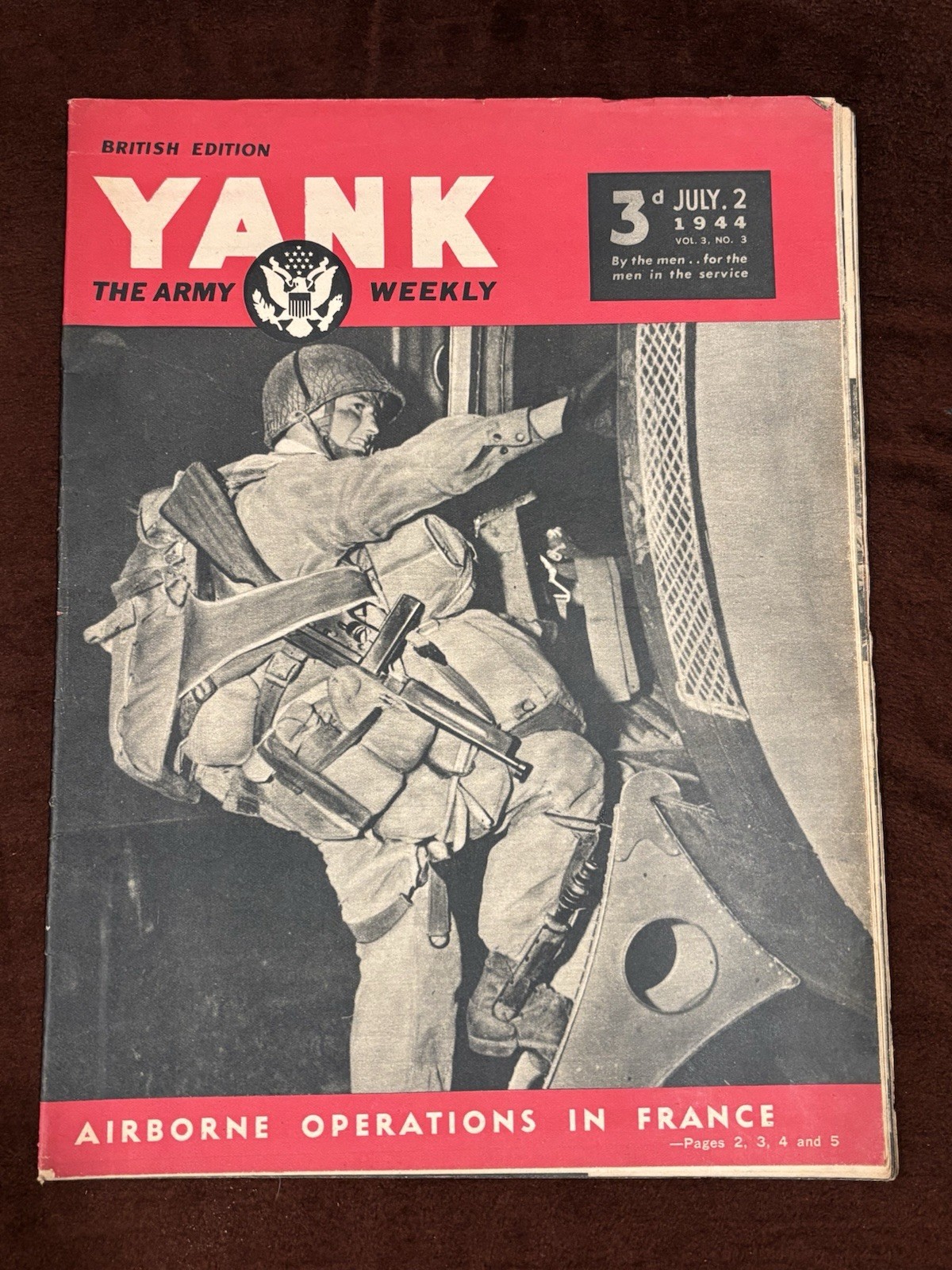 Yank Magazine, the Army Weekly British Edition July 2, 1944 D-Day Normandy Yank Magazine, the Army Weekly British Edition July 2, 1944 D-Day Normandy