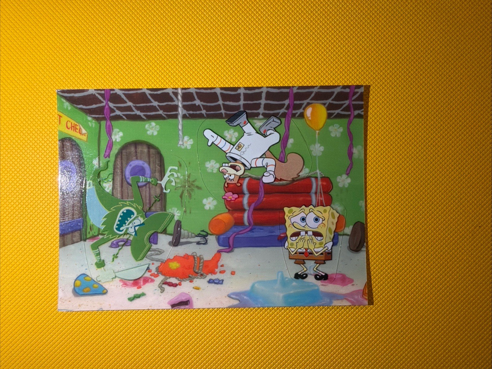 2009 Topps SpongeBob SquarePants S1 Create-a-Scene Sticker Card #9