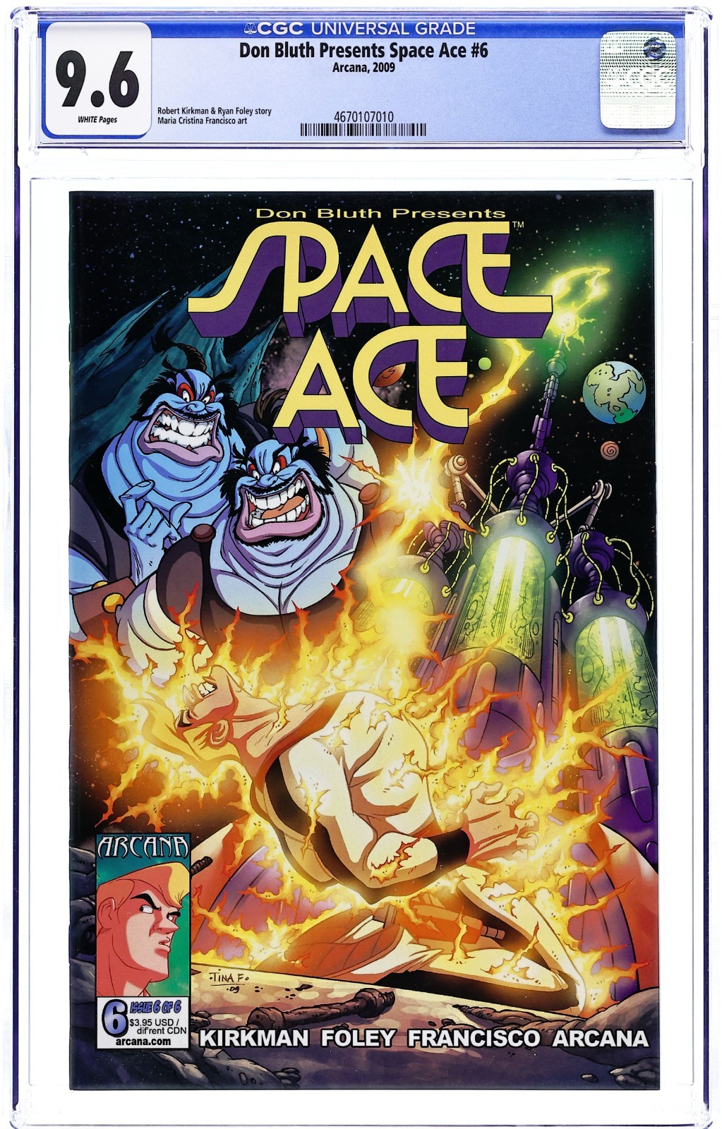 Space Ace #6 - 2009 - CGC 9.6 - Maria Cristina Francisco Space Ace #6 - 2009 - CGC 9.6 - Maria Cristina Francisco