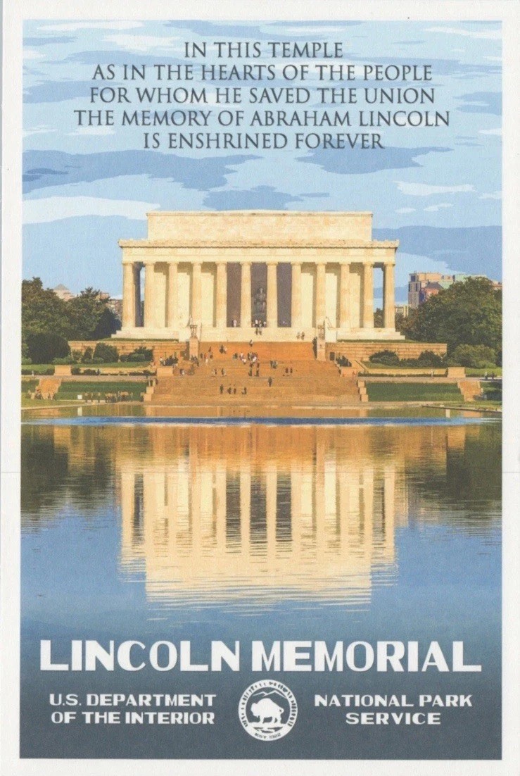 Lincoln Memorial Washington DC Postcard Robert B Decker Lincoln Memorial Washington DC Postcard Robert B Decker