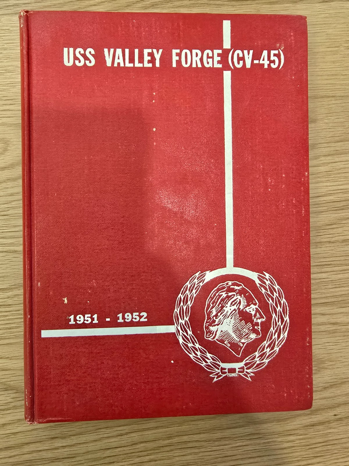 USS Valley Forge CV-45 Korean War Cruise Book 1951-1952 Third Korean Cruise RARE
