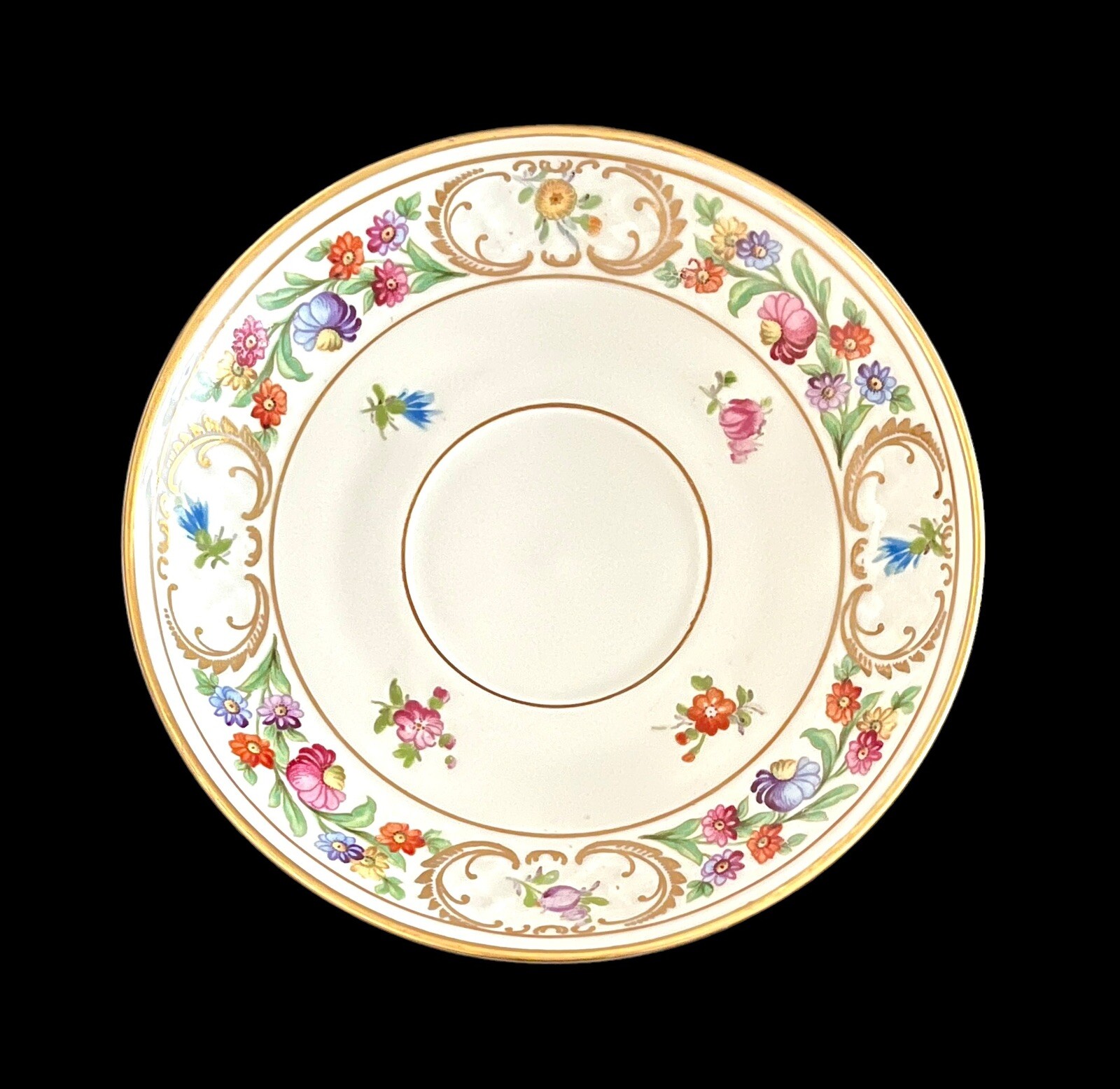 Vintage Schumann Bavaria Dresdner Art 5.75” Saucer Plate Excellent Condition Vintage Schumann Bavaria Dresdner Art 5.75” Saucer Plate Excellent Condition