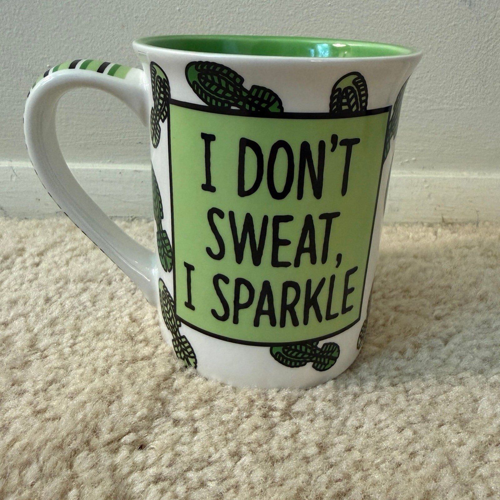 “Running Girl” Mug “I Don’t Sweat, I Sparkle” Lorrie Veasey Our Name Is Mud “Running Girl” Mug “I Don’t Sweat, I Sparkle” Lorrie Veasey Our Name Is Mud