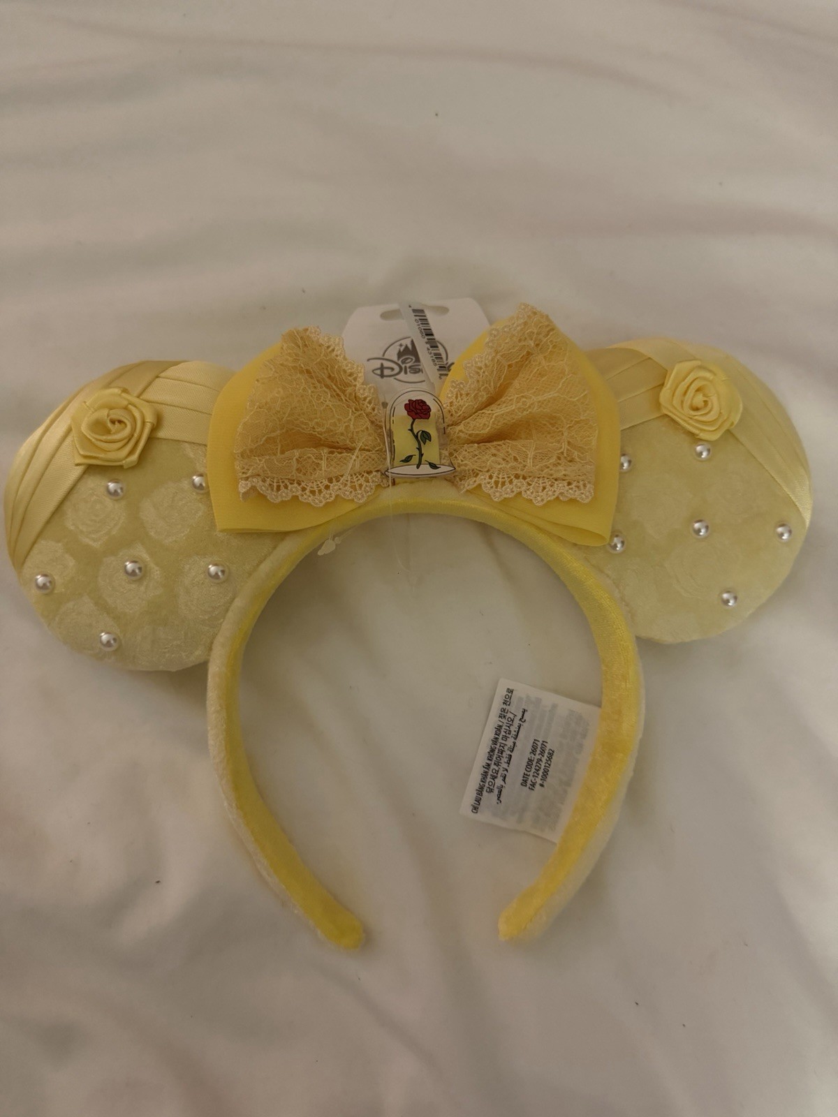 Disney Parks 2026  Belle Beauty & The Beast Ears Headband New
