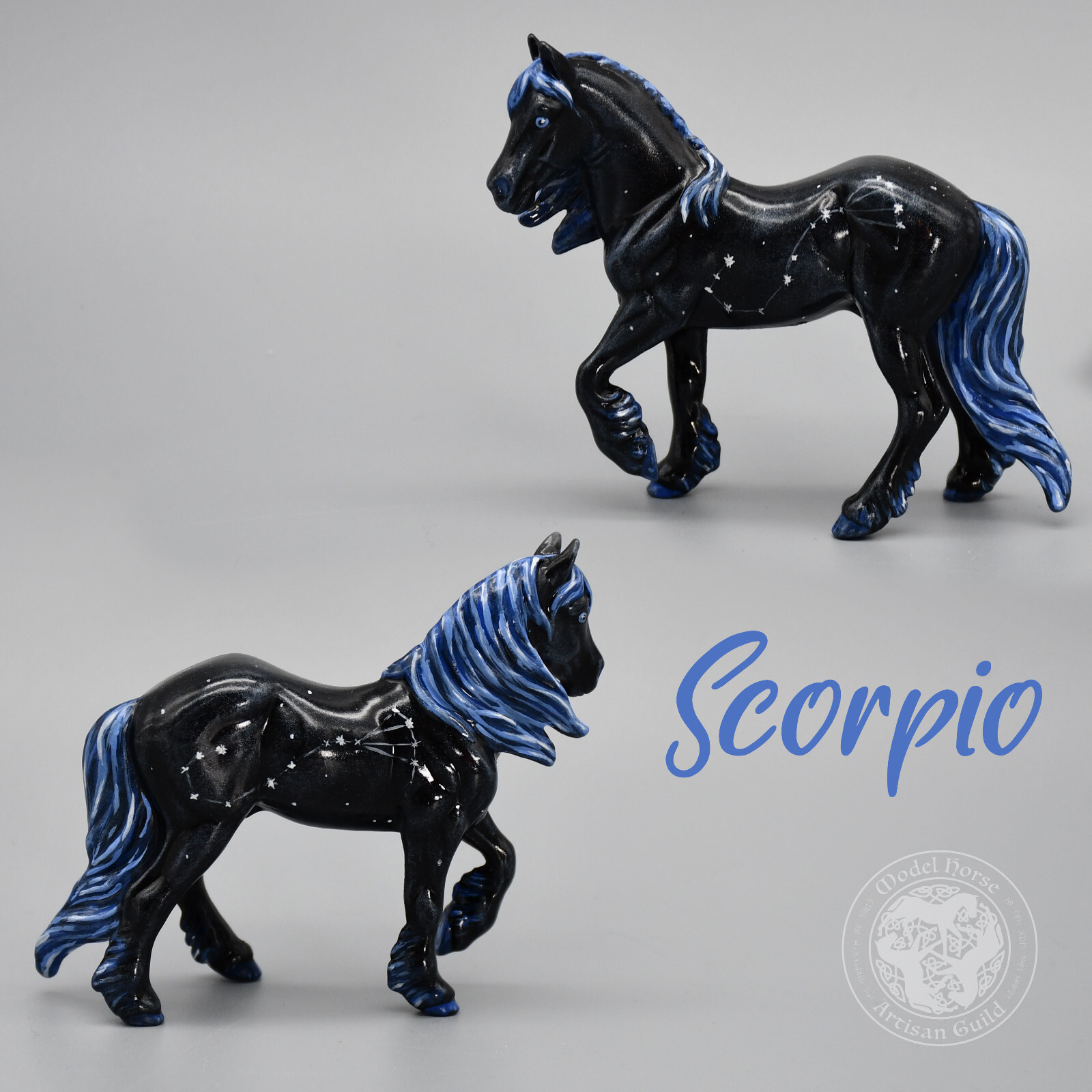 Custom G5 Cob Stablemate Breyer Horse - Scorpio Constellation Pony - 1:32 Custom G5 Cob Stablemate Breyer Horse - Scorpio Constellation Pony - 1:32