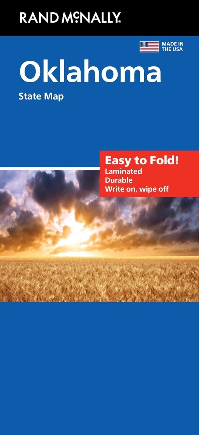 Rand McNally Easy to Fold: Oklahoma State Laminated Map