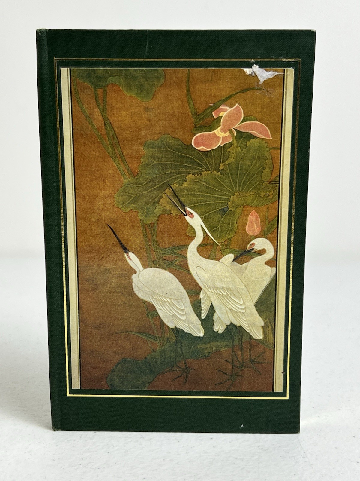 VTG Marcel Schurman Mini notebook Stationary Egrets Birds Flowers Japan READ HC