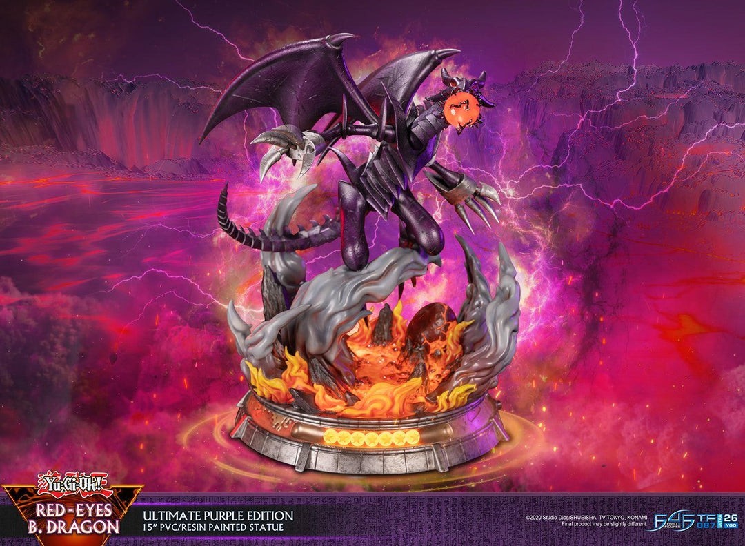 First 4 Figures Yugioh  Red Eyes Black Dragon Ultimate Purple Edition