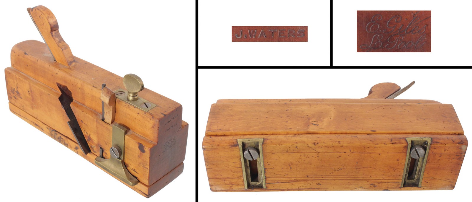 Extra Clean E. Giles, Liverpool Turkish Boxwood Filletster Plane - mjdtoolparts