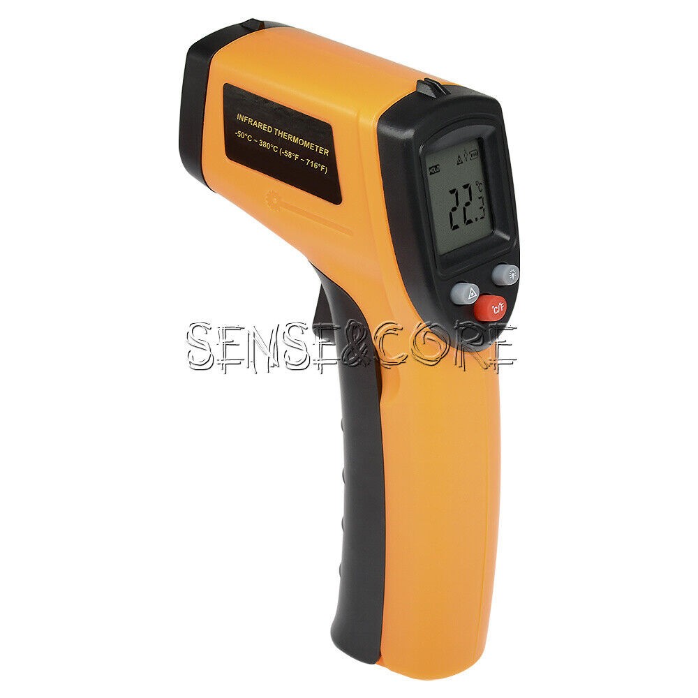 Non-Contact Digital LCD IR Laser Infrared Temperature Thermometer Gun-