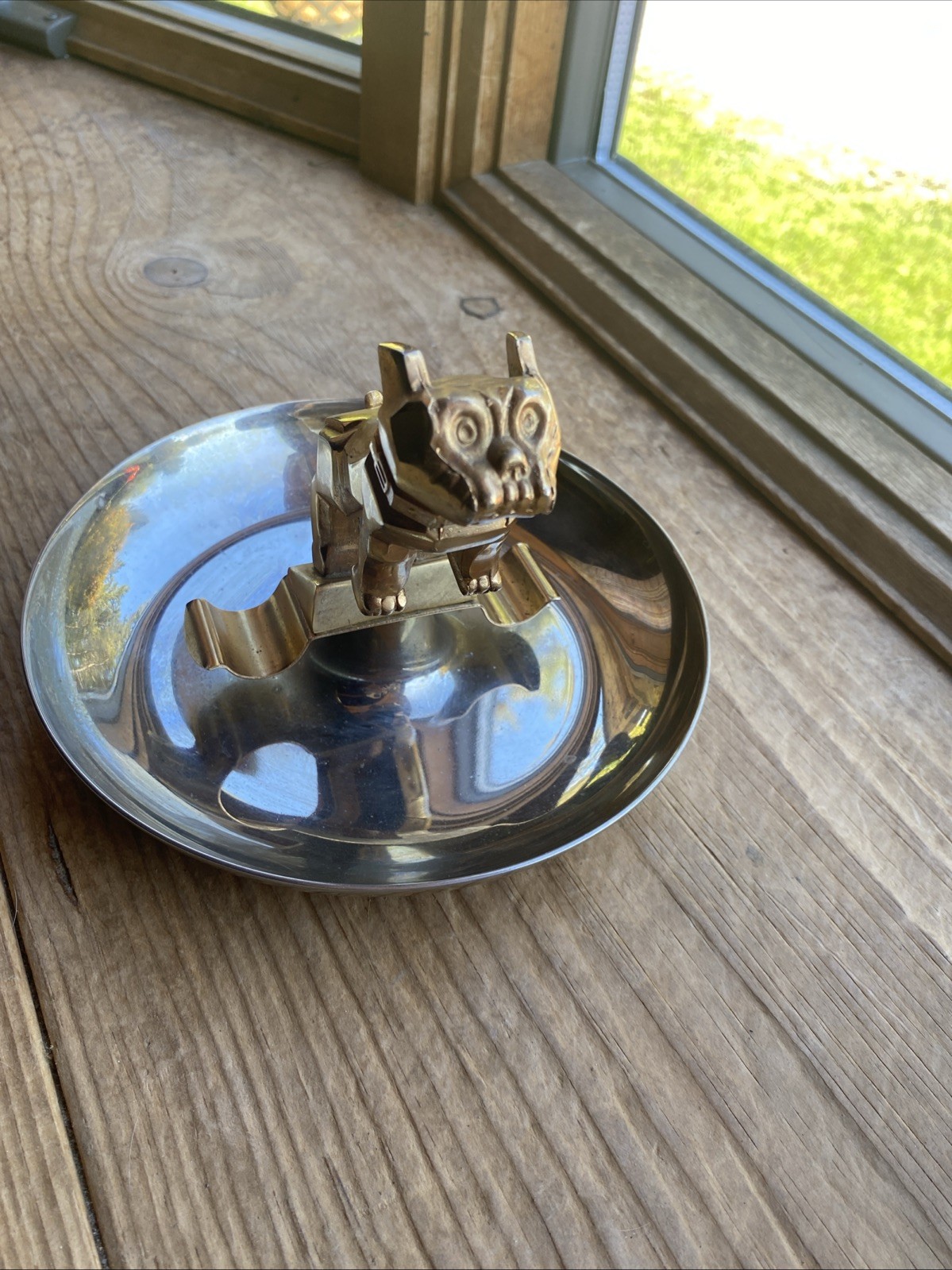 Vintage Mack Truck Bulldog Hood Ornament Chrome Trucker Cigar Ash Tray 87931 Vintage Mack Truck Bulldog Hood Ornament Chrome Trucker Cigar Ash Tray 87931