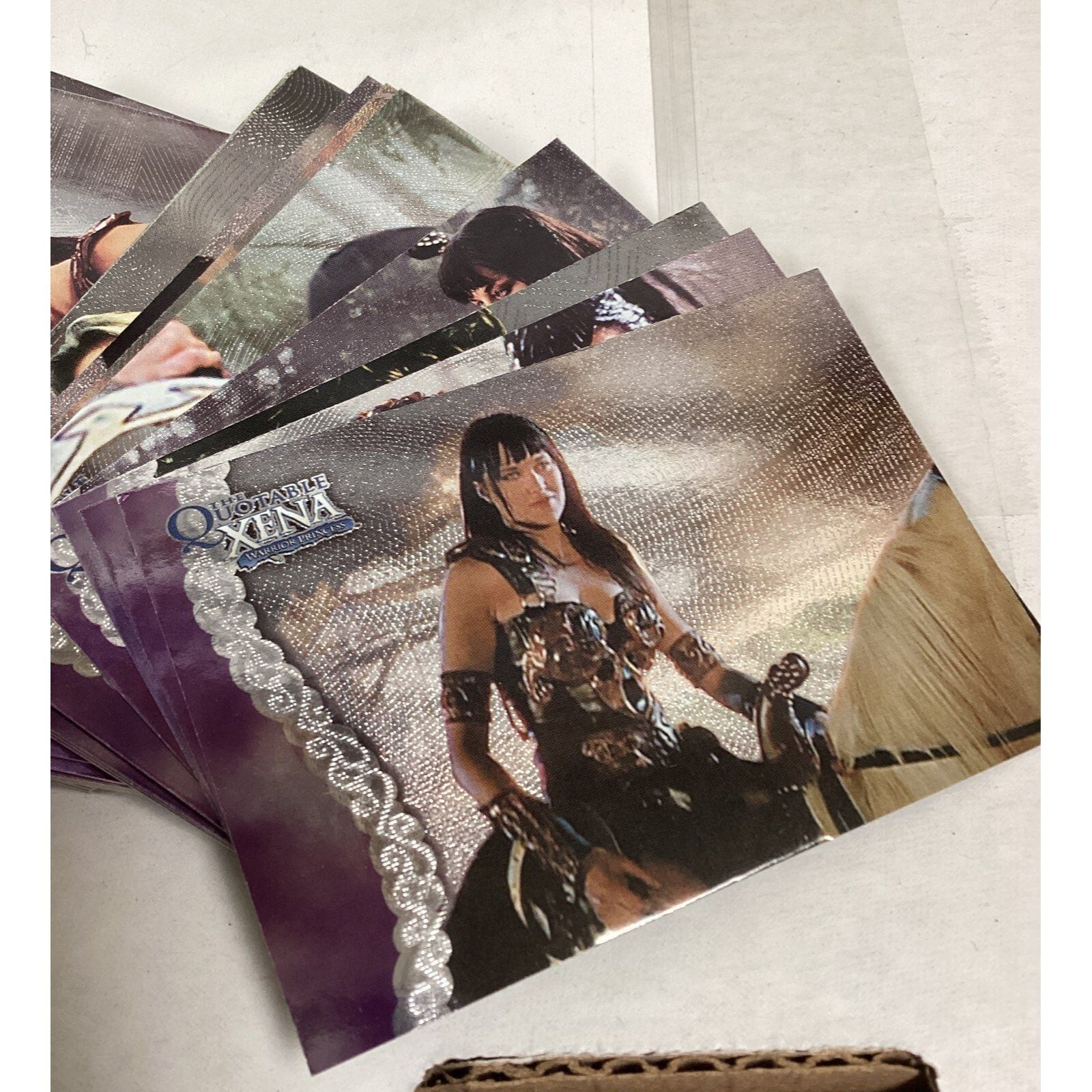 Quotable Xena Warrior Princess Complete Card Set w/3Checklist from 2003 New Quotable Xena Warrior Princess Complete Card Set w/3Checklist from 2003 New