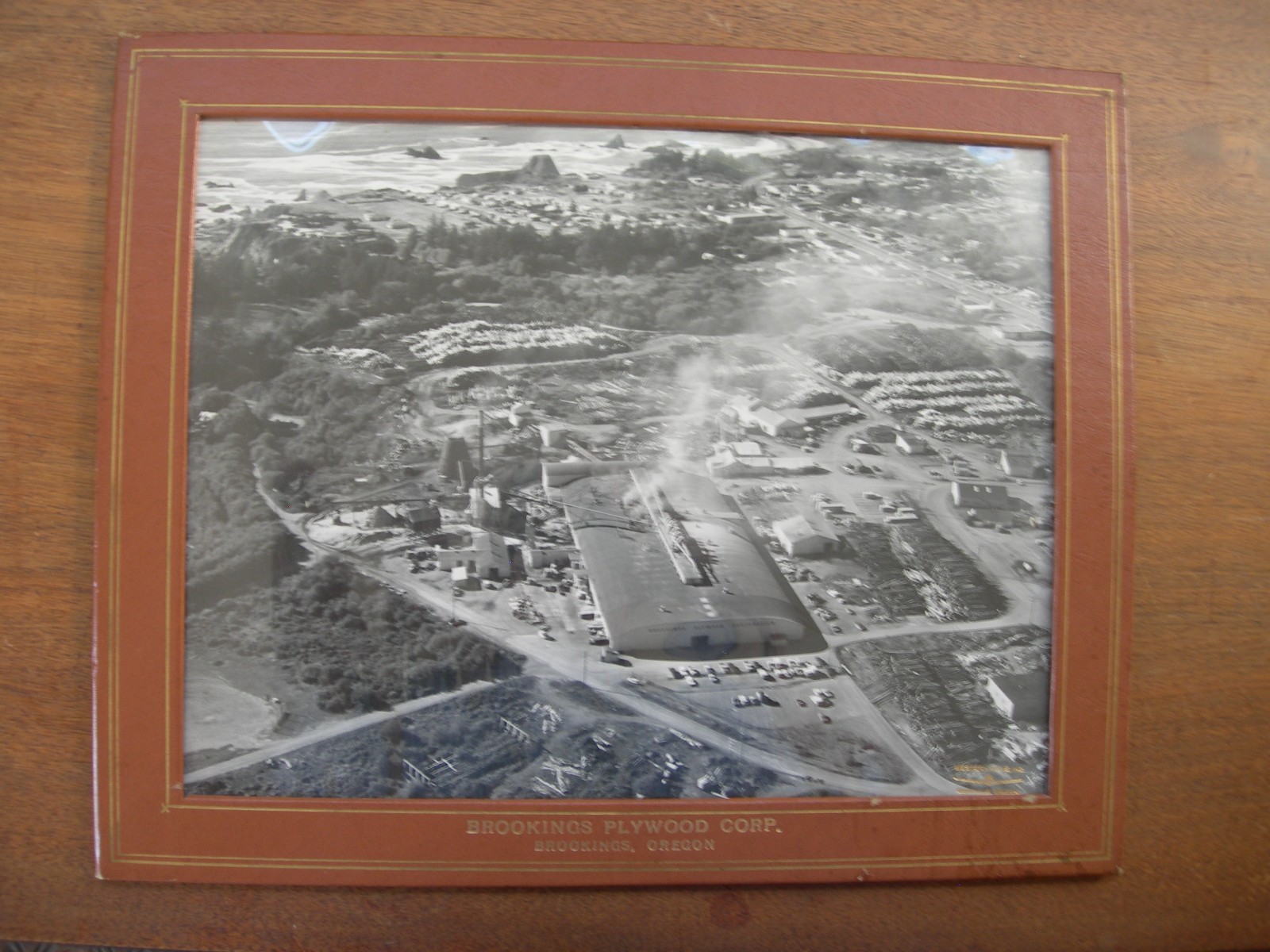 1950s BROOKINGS PLYWOOD CORP., Brookings, Oregon, OR. Real Photo