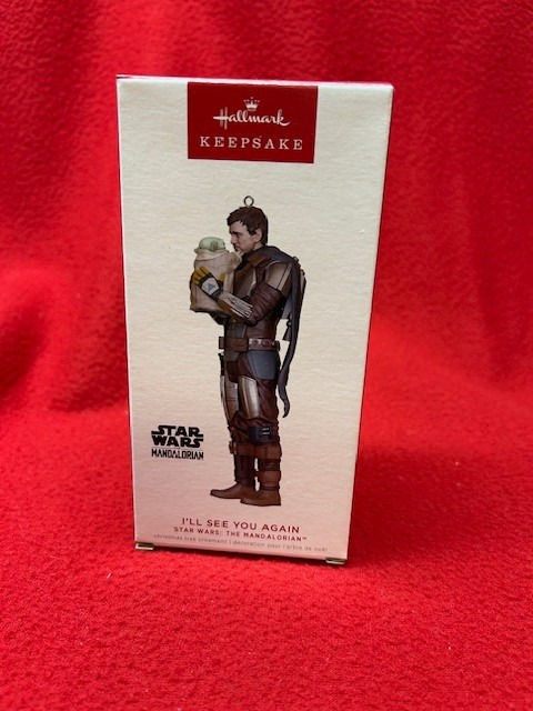 HALLMARK KEEPSAKE ORNAMENT 2022 STAR WARS I'LL SEE YOU AGAIN GROGU HALLMARK KEEPSAKE ORNAMENT 2022 STAR WARS I'LL SEE YOU AGAIN GROGU