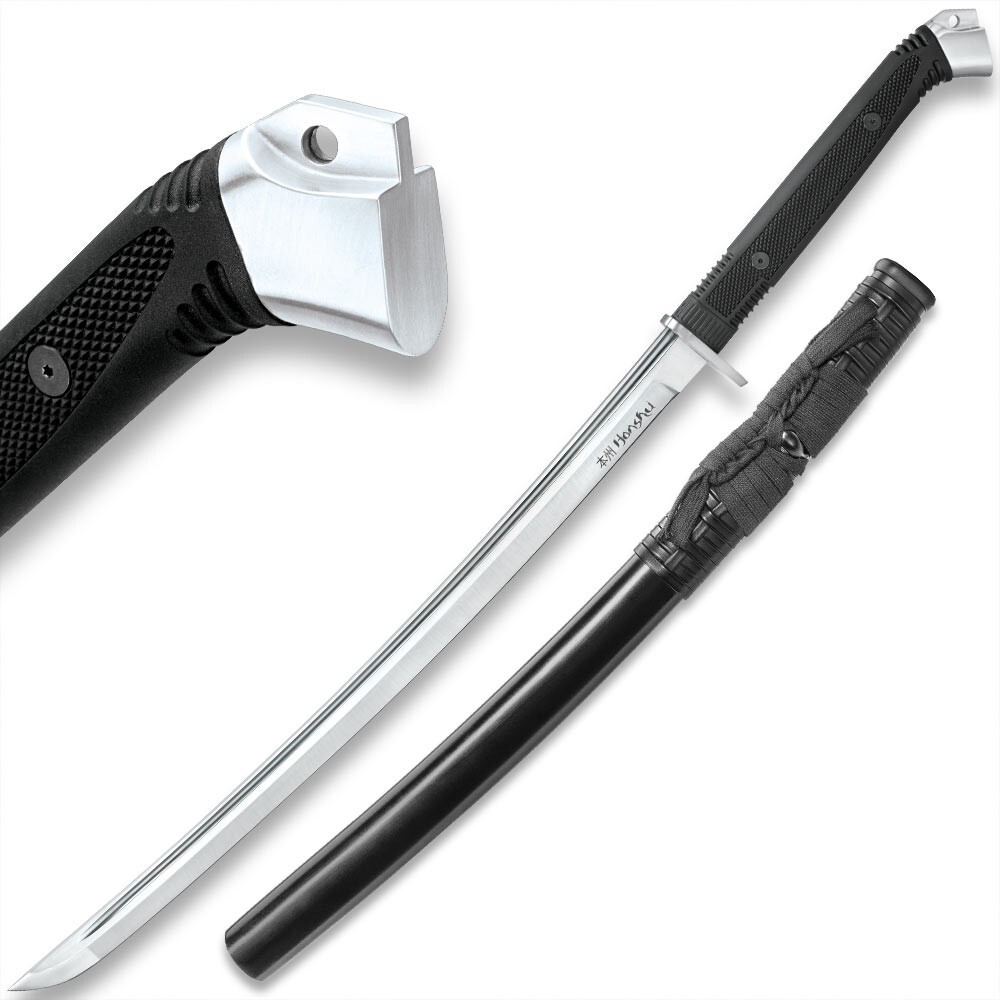 Honshu Boshin Wakizashi | High Carbon Steel Blade | TPR Handle | 34 Honshu Boshin Wakizashi | High Carbon Steel Blade | TPR Handle | 34